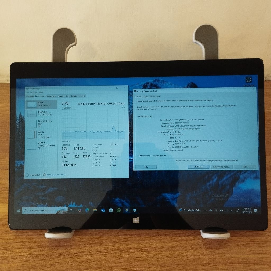 LAPTOP TABLET SECOND DELL LATITUDE 7275