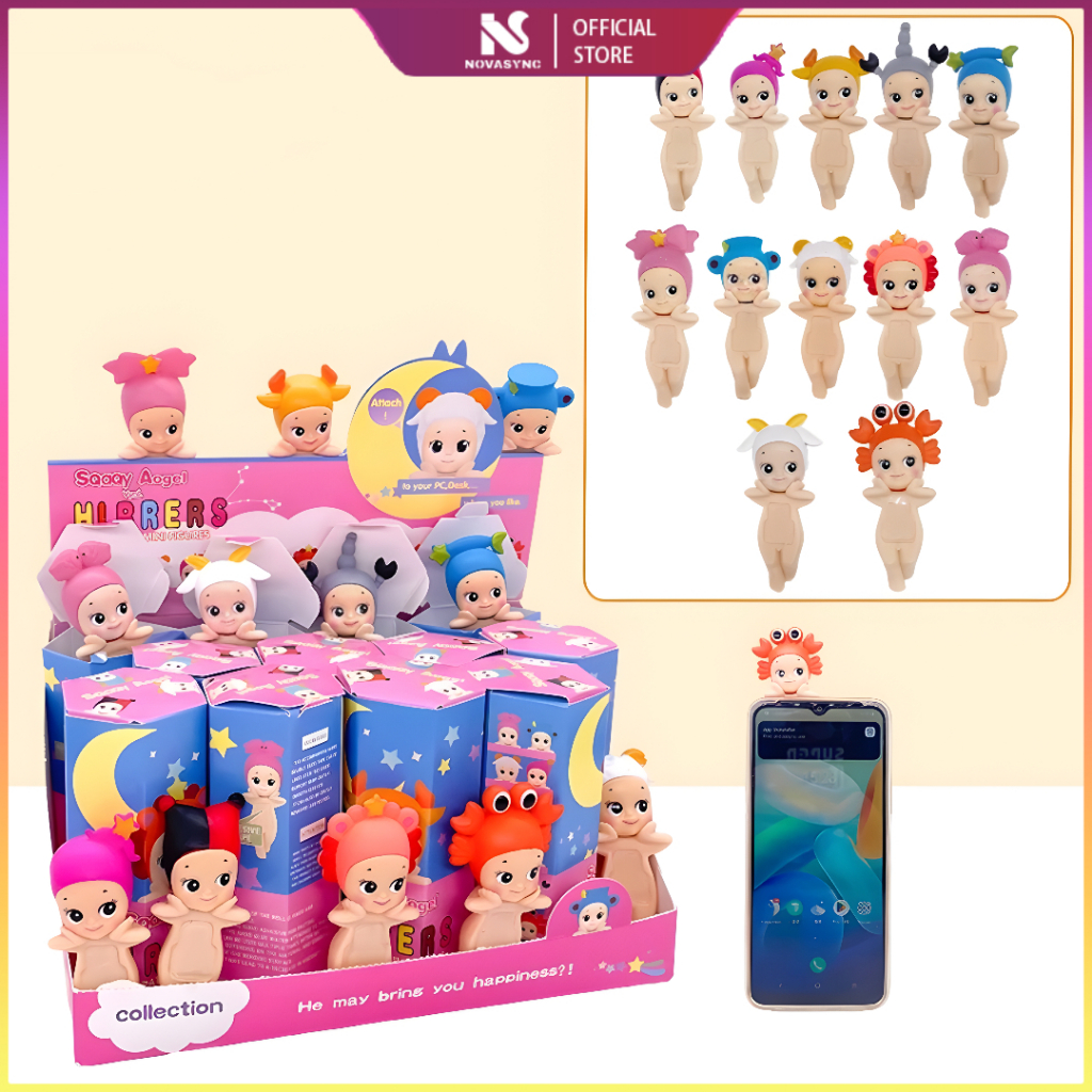 Figur Mini Cute Koleksi Karakter Lucu Random | Boneka Mini Dekorasi Meja/Etalase | Mainan Koleksi Un
