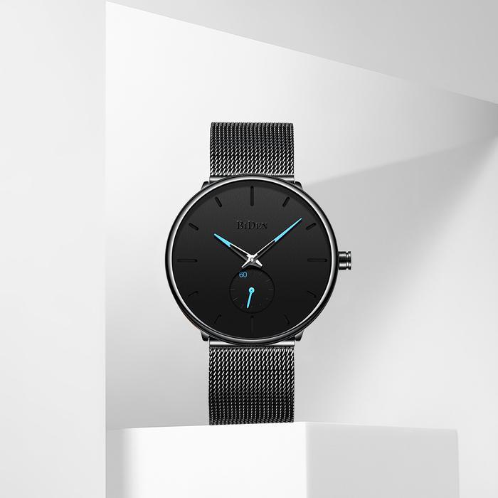 BIDEN JAM TANGAN PRIA WANITA FASHION SPORT WATERPROOF BISNIS JAM TANGAN COWOK