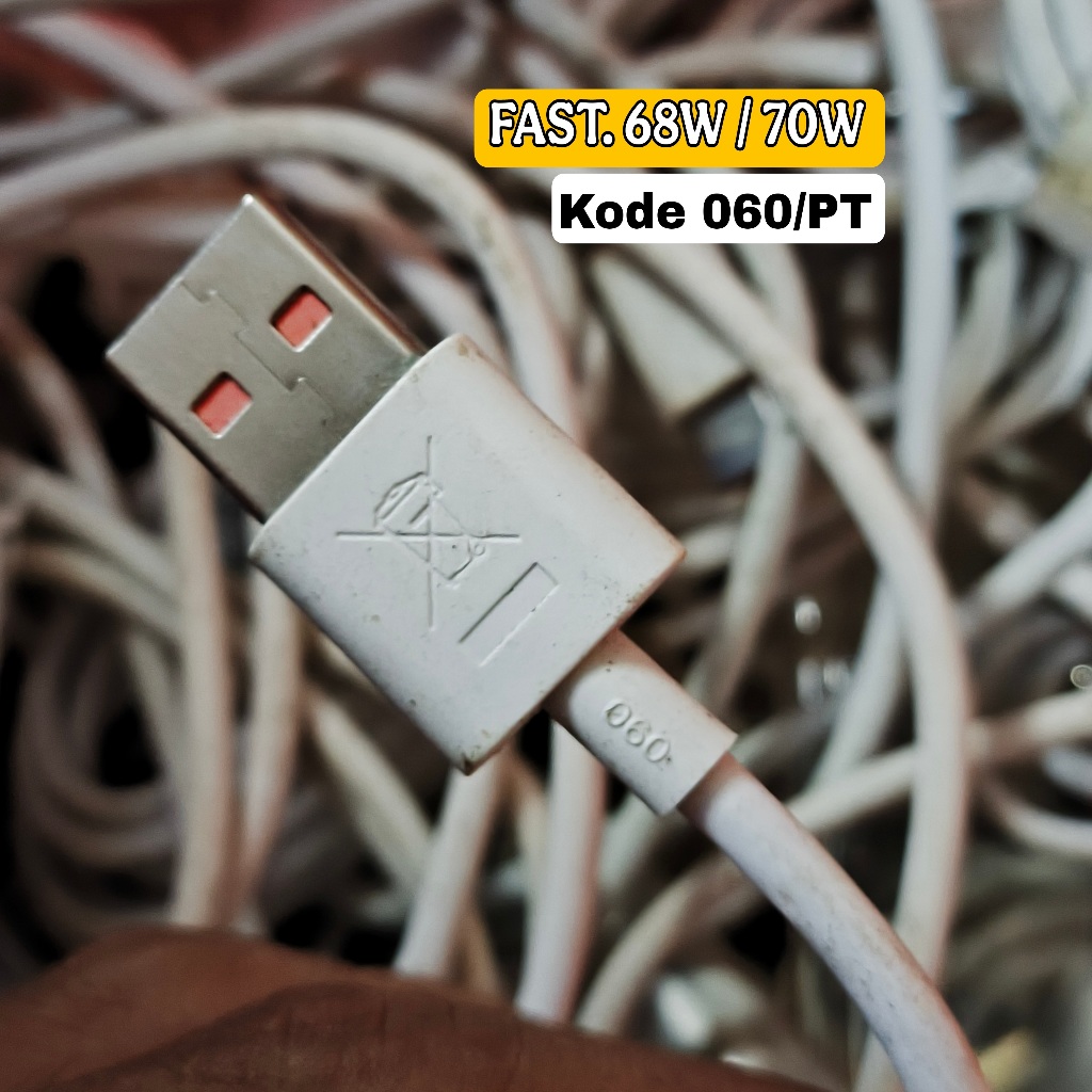 Kabel Data Tecno 70W - 68W - 45W Original Second Pova 6, Pova 5 Pro, Camon 40, Spark 20 Pro+, Pova 4