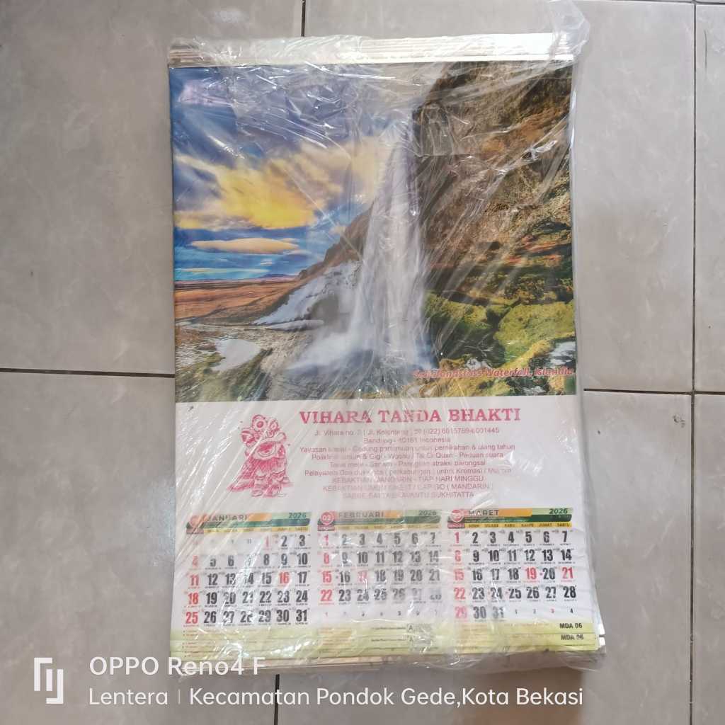 Kalender Dinding Triwulan + Sablon