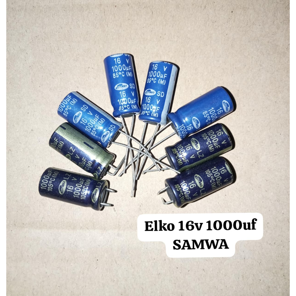 Elko 16v 1000uf Elco 1000uf 16v SAMWA  Original