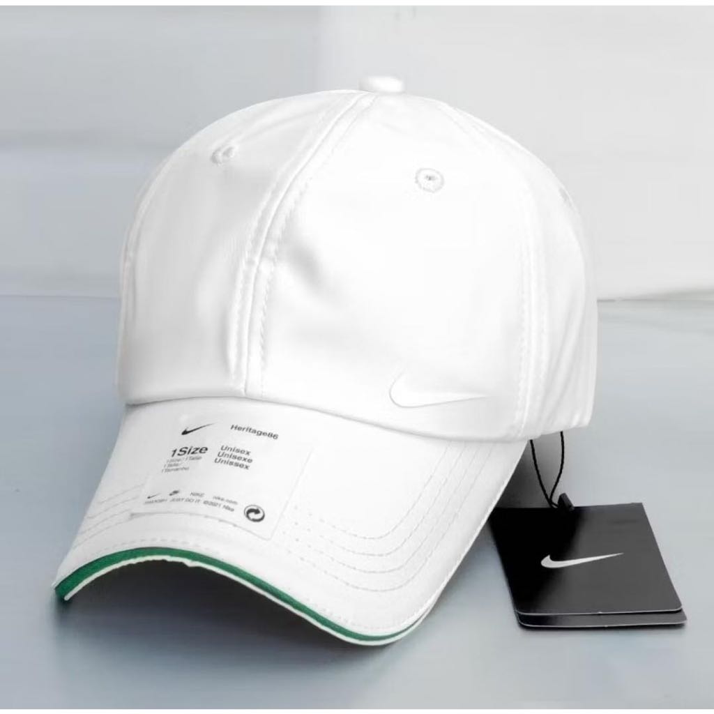 TOPI BASEBALL NIKE DRYFIT ORIGINAL WHITE NAVY GREY BLUE CAPS / TOPI OLAHRAGA PRIA WANITA / TOPI FULL