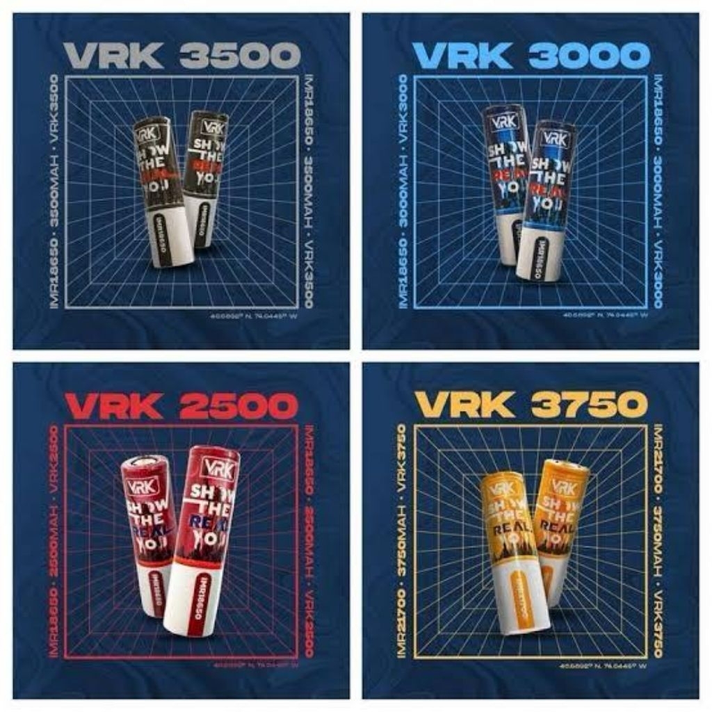 Baterai VRK Hitam 18650