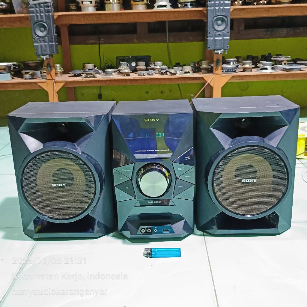compo SONY Home Audio System MHC-ECL7D ori normal semua
