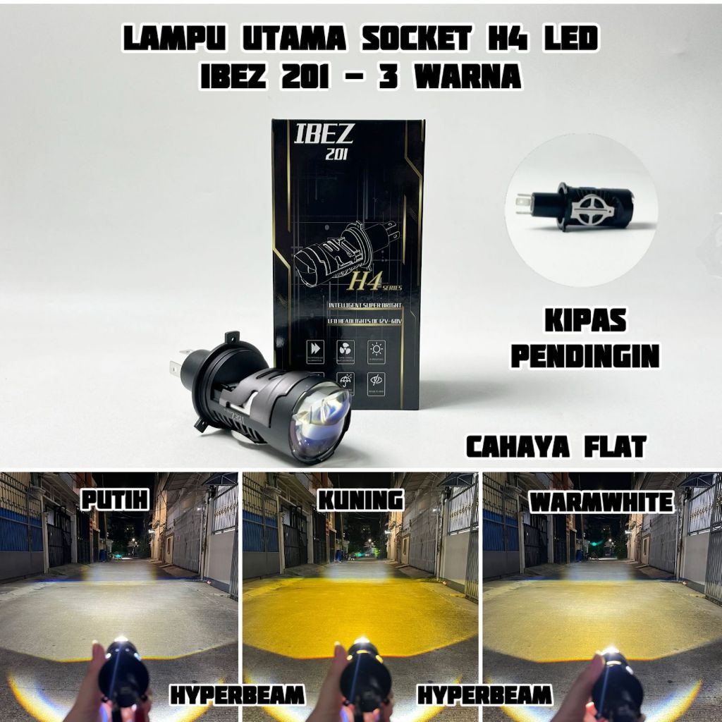 IBEZ 201 - Lampu utama H4 LED