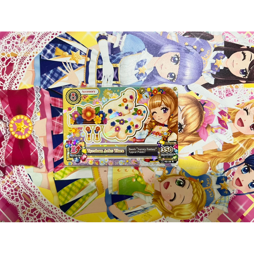 Kartu Aikatsu Tyrolean Aries Tiara Premium Maria Himesato Aurora Fantasy Consellation Zodiak Origina