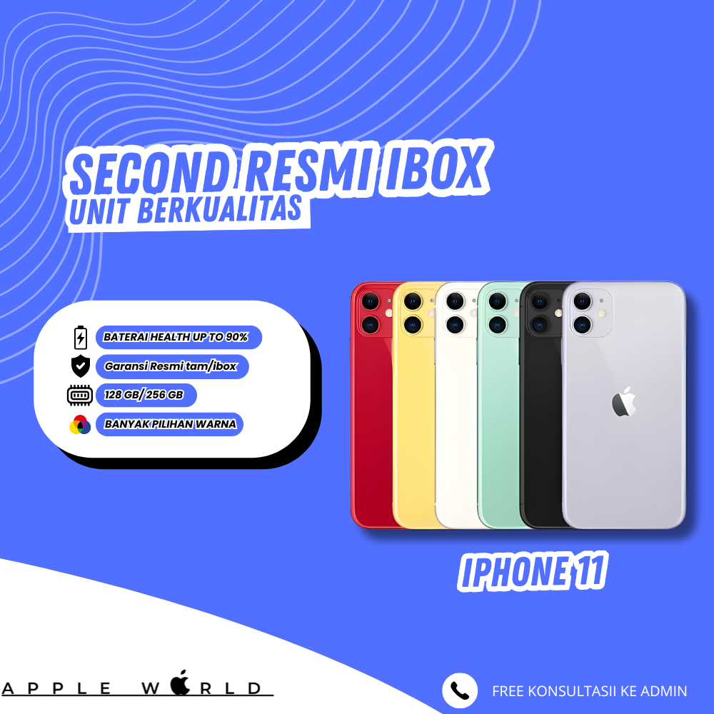 SECOND IBOX iPhone 11 64 GB 128GB | SECOND IBOX 100%