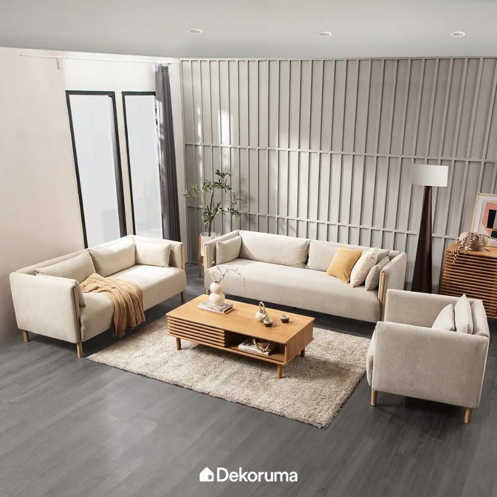 Dekoruma KINS Sofa Kain / Sofa Santai / Sofa Ruang TV