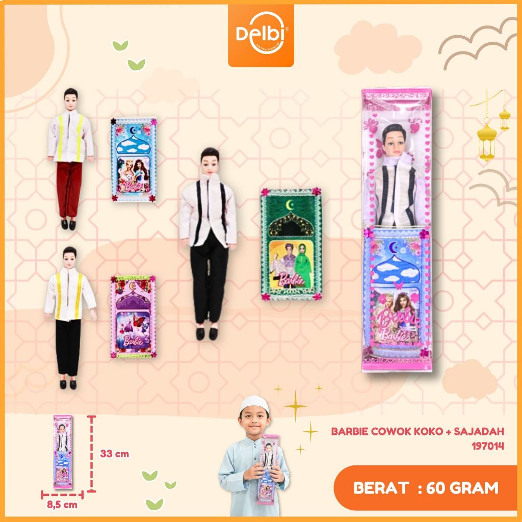 BARBIE COWOK KOKO + SAJADAH