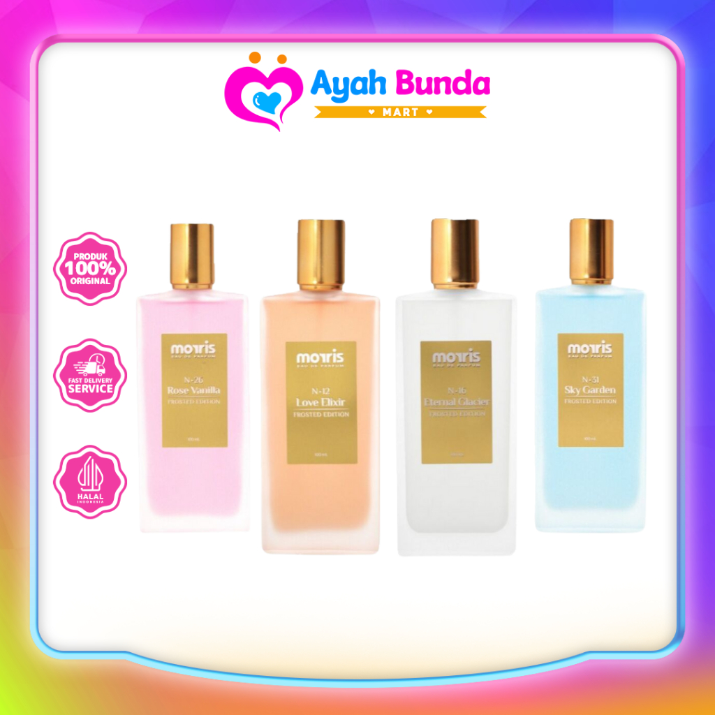 MORRIS Eau De Parfum Frosted Edition 100ml - Woman Luxury Fragrance l Ayah Bunda Mart
