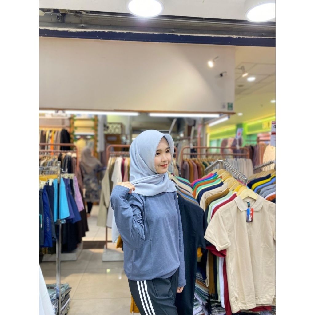 Kaos polos panjang 100% cotton