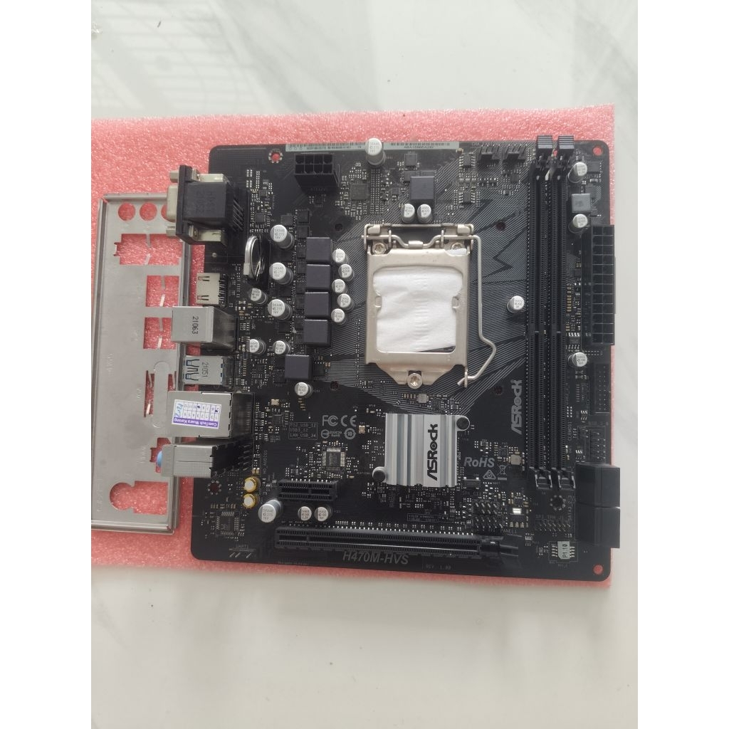 PAKET MOBO ASROCK H470M-HVS + G6400