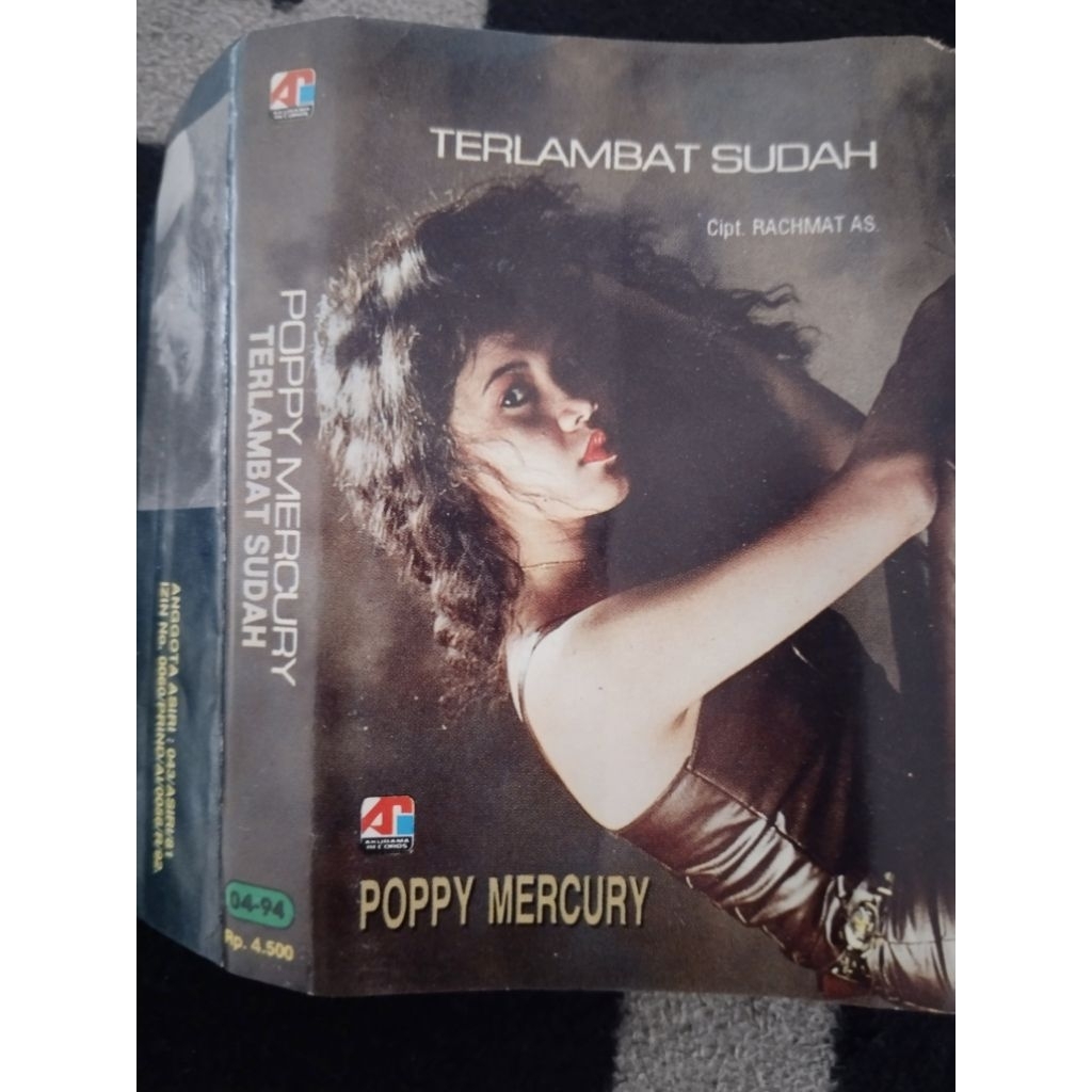 Kaset pita Poppy Mercury - Terlambat Sudah
