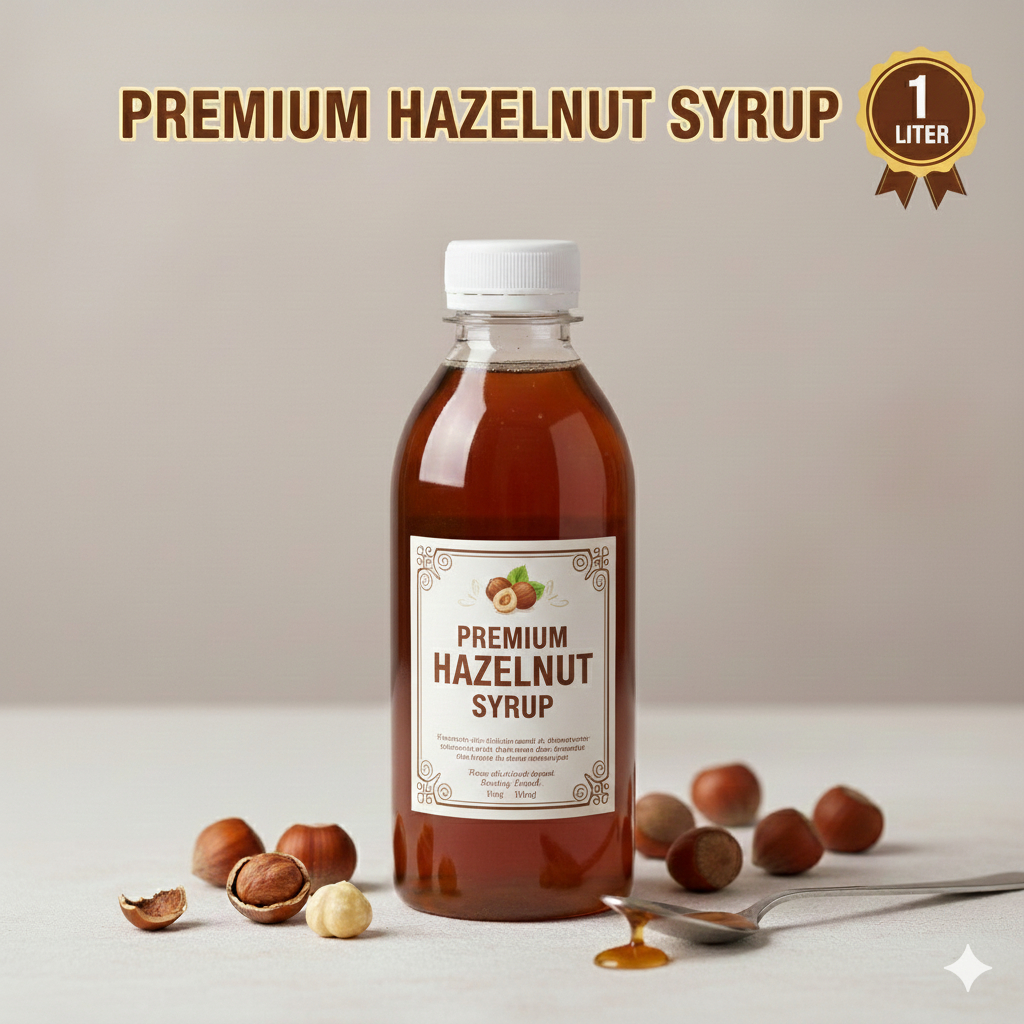 Premium Hazelnut Syrup-1 liter