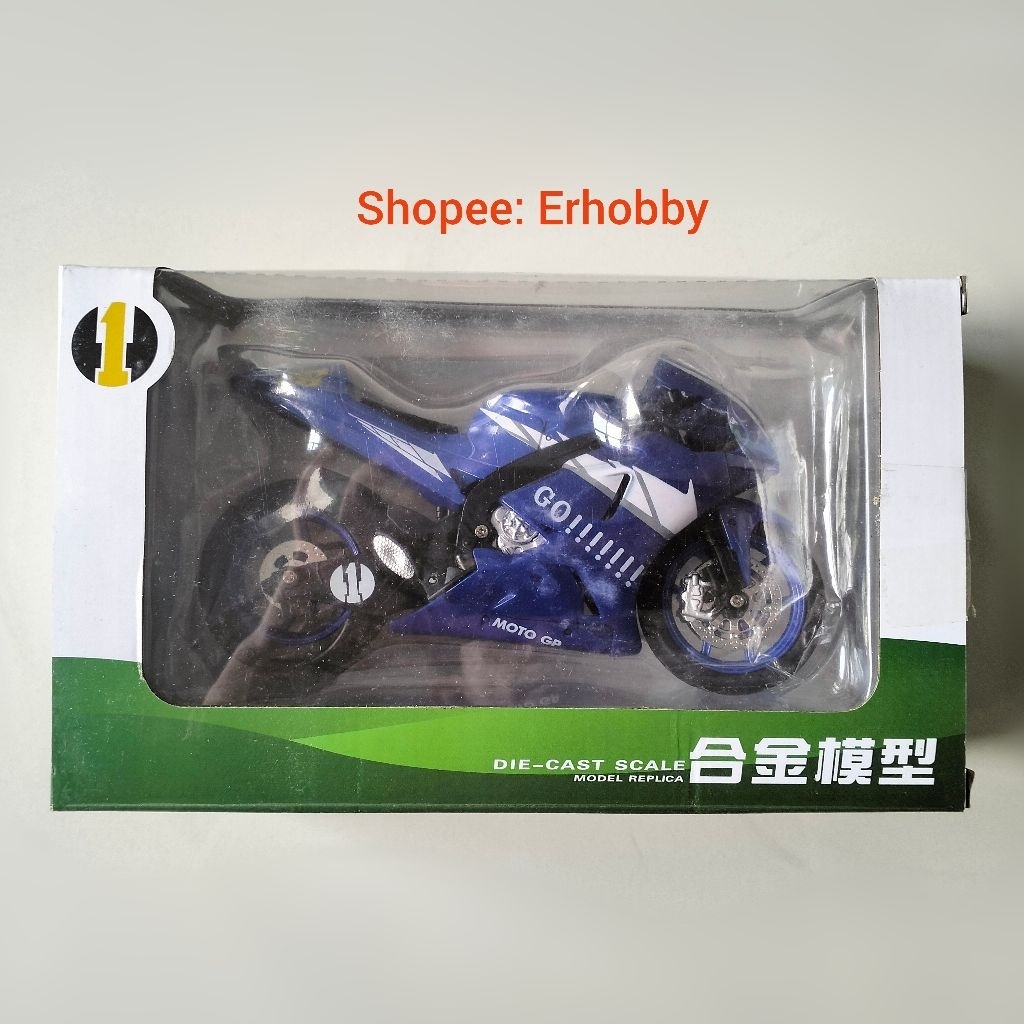 Miniatur Motor Skala 1:12, Yamaha YZRM1, Valentino Rossi