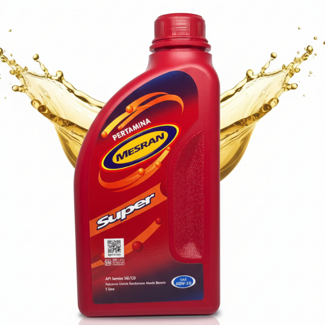 Oli Mesin Pertamina Mesran Super 1L Oli Mobil Mesran Super 20W-50 1 Liter