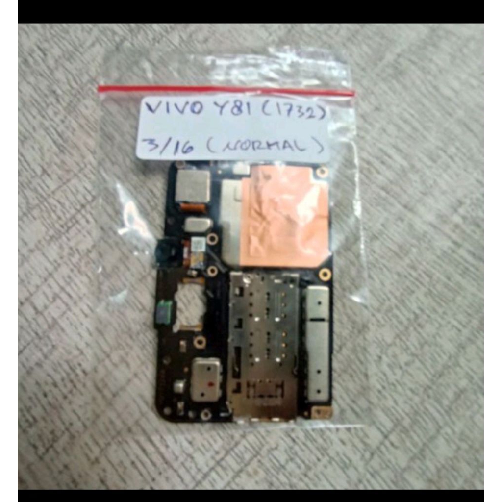 MESIN VIVO Y81 PD1732 RAM 3/16 NORMAL VIVO Y81 PD1732 HIDUP NORMAL