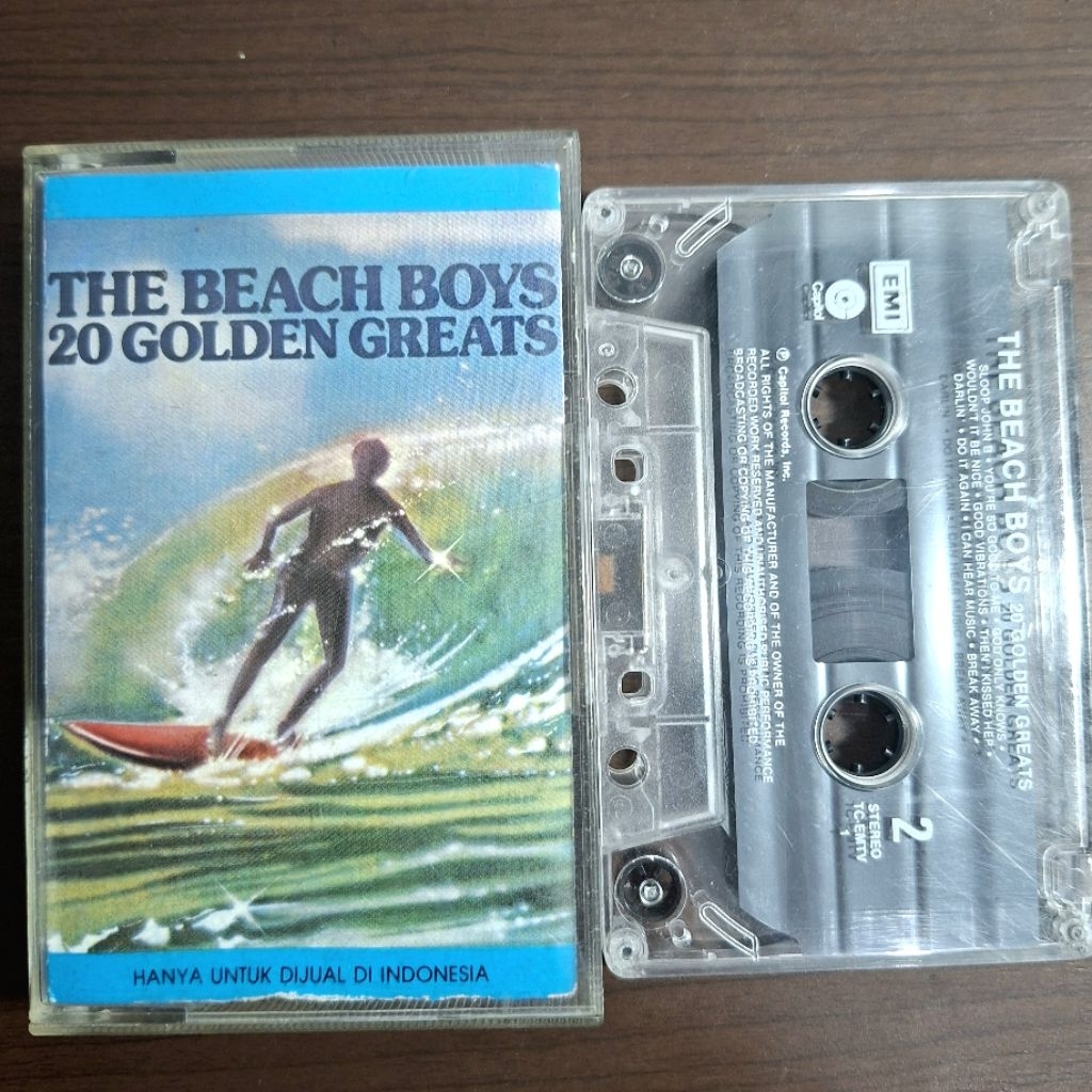 Kaset Pita The Beach Boys - 20 Golden Greats Album