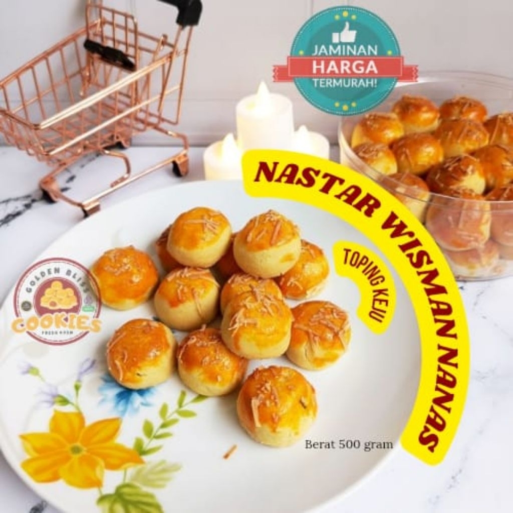 Kue Kering Nastar Nanas Kemasan Toples Gram Tog Keju Fresh Oven Murah