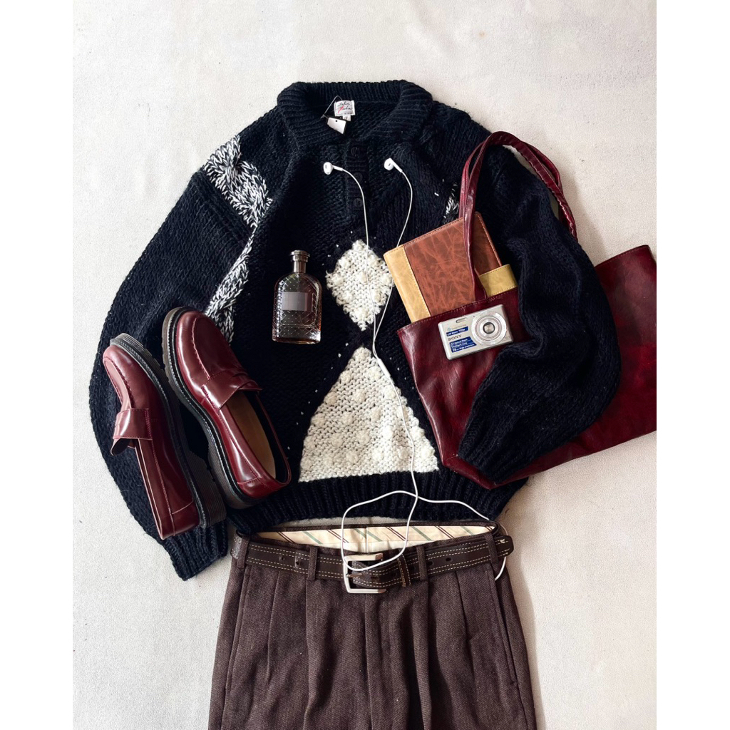 Safari Rookie Button Up Knit Sweater