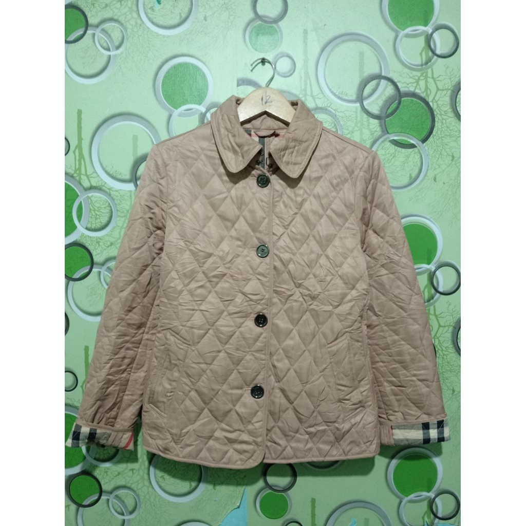 BURBERRY London Quilted Jacket Blazer Nova