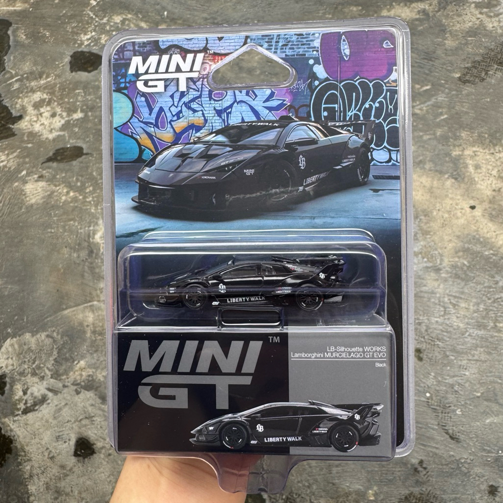 Mini GT MiniGT MGT 1053 Lamborghini Murcielago GT Evo LB-Silhouette Works Black Blister