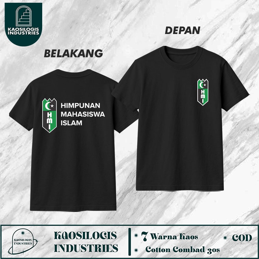 Kaos HMI Himpunan Mahasiswa Islam - Kaosilogis