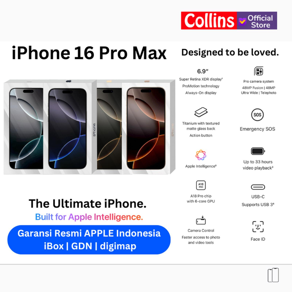 Iphone@ 16 PRO MAX 256GB