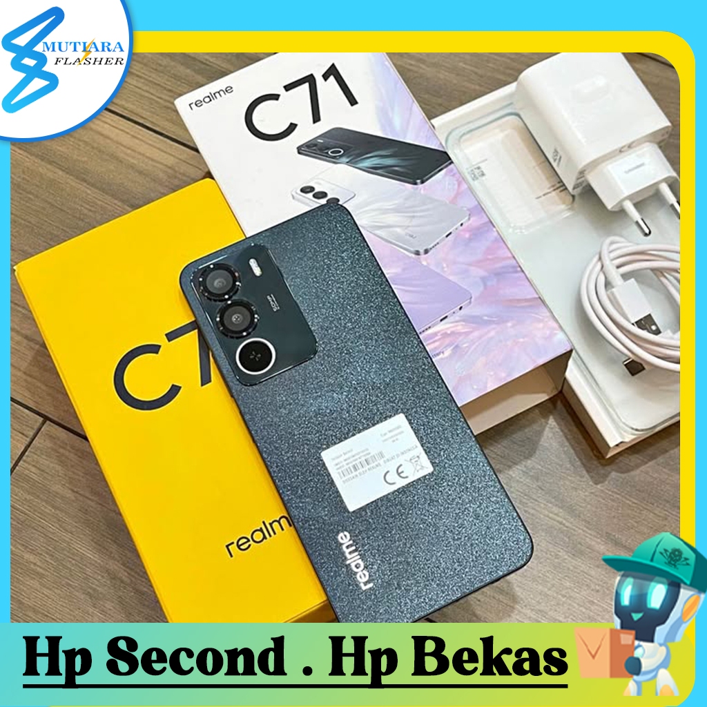 Realme C71 Ram 4/128GB | Ram 6/128GB | Ram 8/128GB Second Original