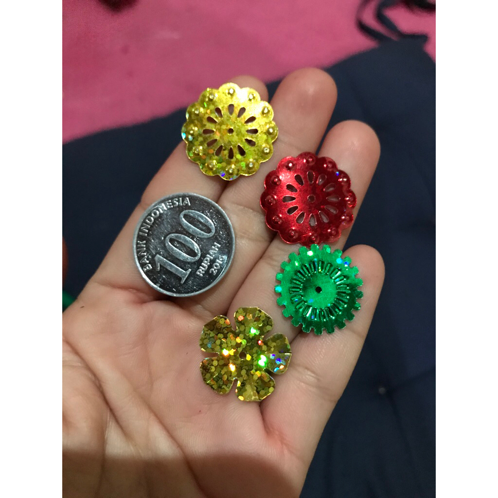 50 pcs payet bali | hiasan tamiang | hiasan sampian gebogan