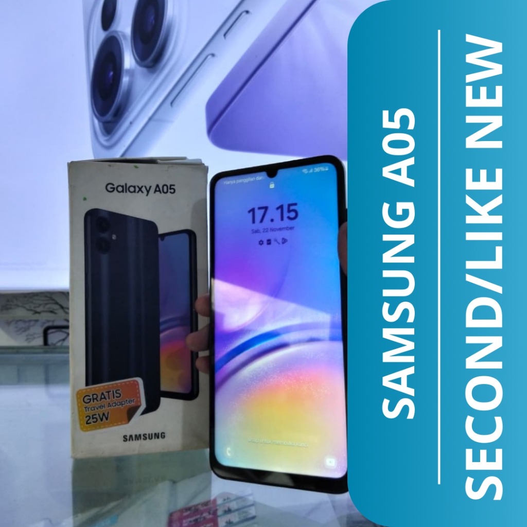 HP SECOND SAMSUNG A05 (4/64) / SAMSUNG A05 HP SECOND /SECOND LIKE NEW