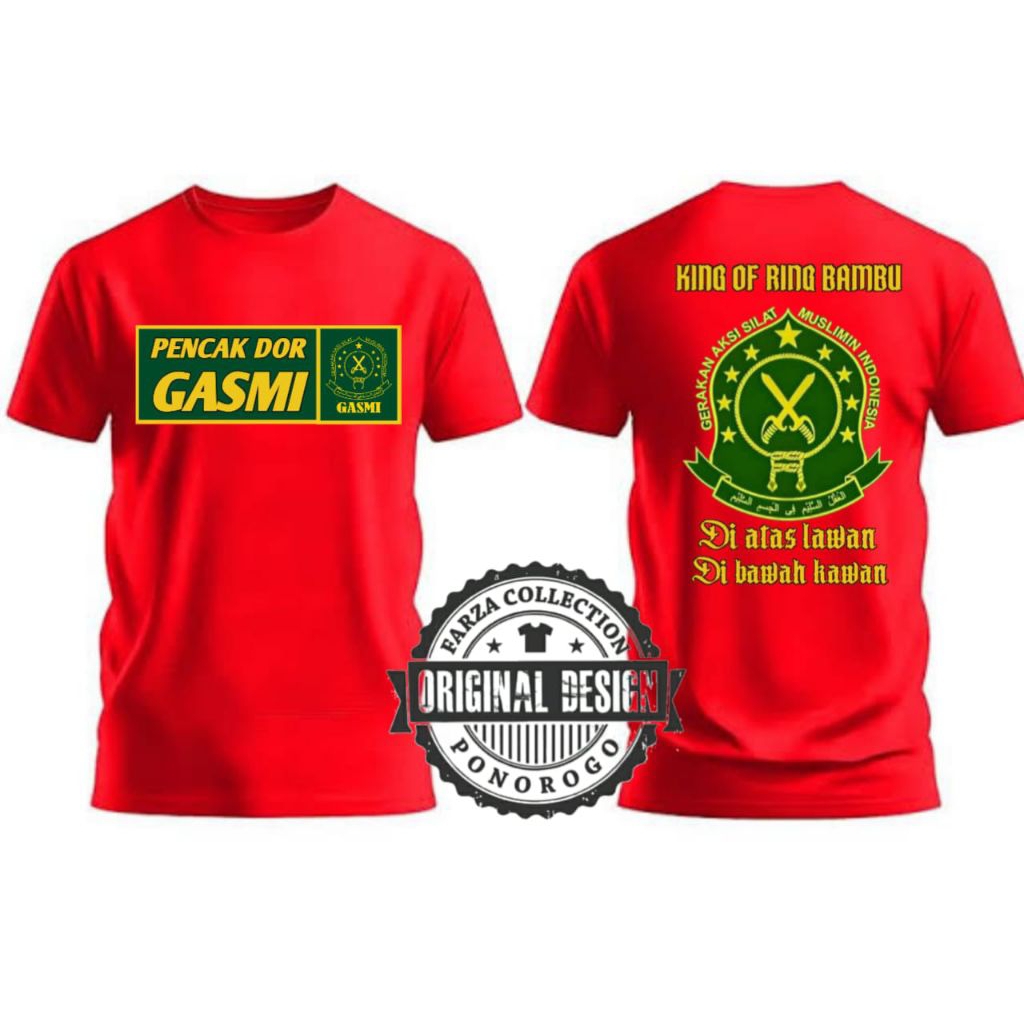 kaos gasmi pencak dor/ gasmi lirboyo/kaos pagar nusa