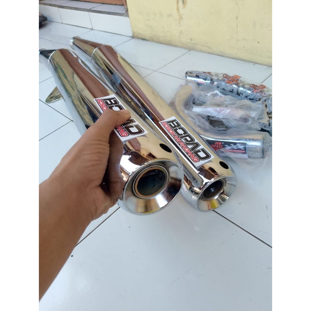 KNALPOT BOBOKAN TYPE BOPAD YAMAHA RX-KING, RX-SPESIAL,RX-100