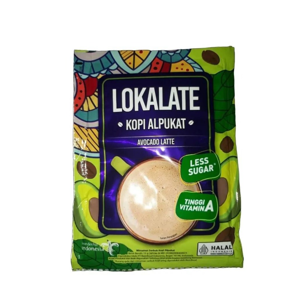 Kopi Alpukat Avocado Latte kemasan sachet 15 gram