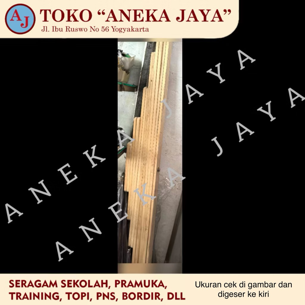 Bidai Kayu 1 SET / Kayu Patah Tulang / PMI / P3K