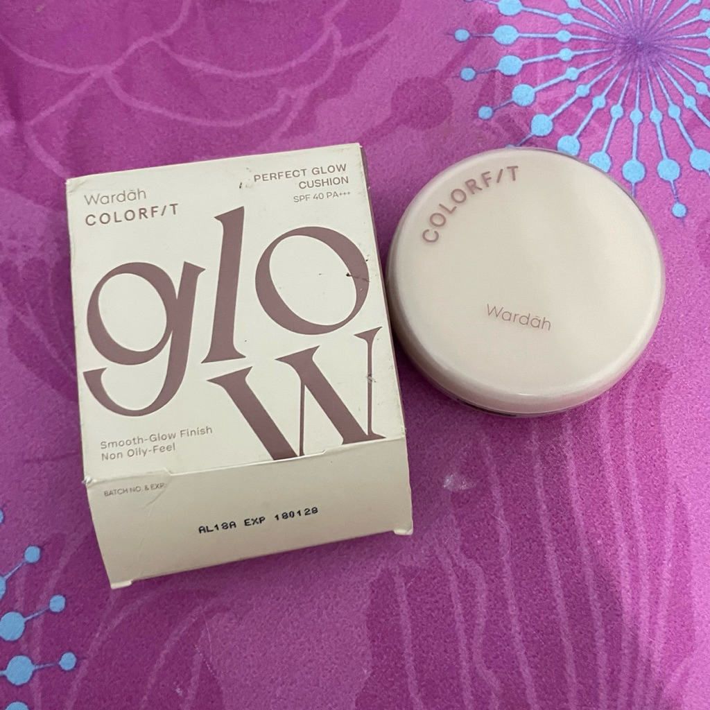 (Masih Baru/Gress) Wardah Colorfit Glow Cushion Fullcase Shade 22N - Original