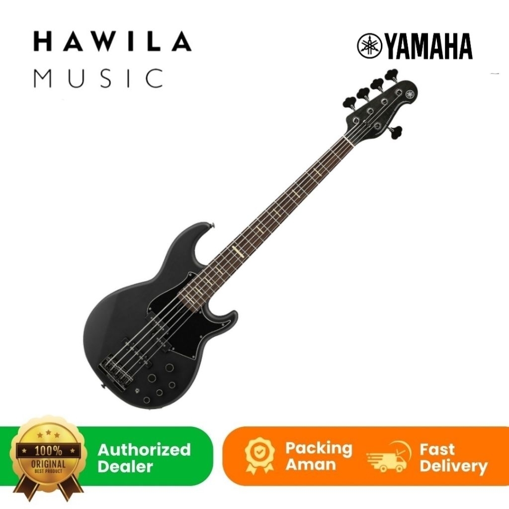 Guitar Bass Electric Yamaha BB735A MTB 5 String BB 735 A Plus Bag