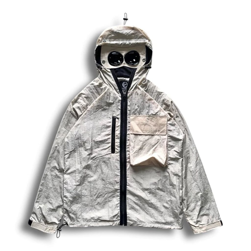 Jacket Goggle Nylon Beige