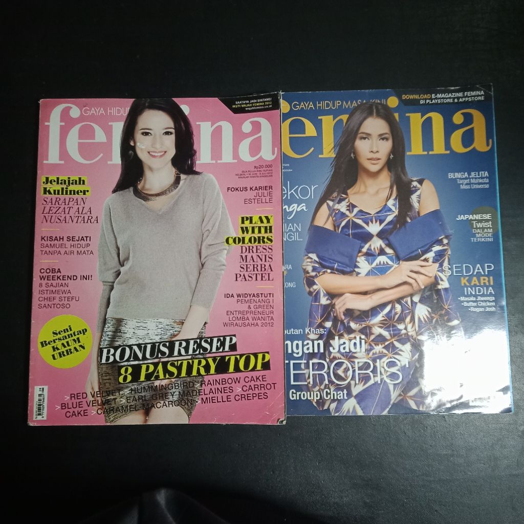 Majalah Femina Edisi Tahun 2008-2017