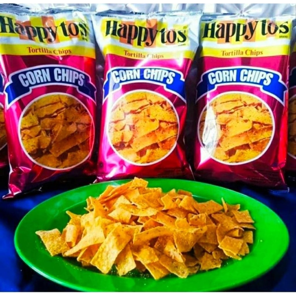 Happy Tos Merah Corn Chips 140gr 1 Karton