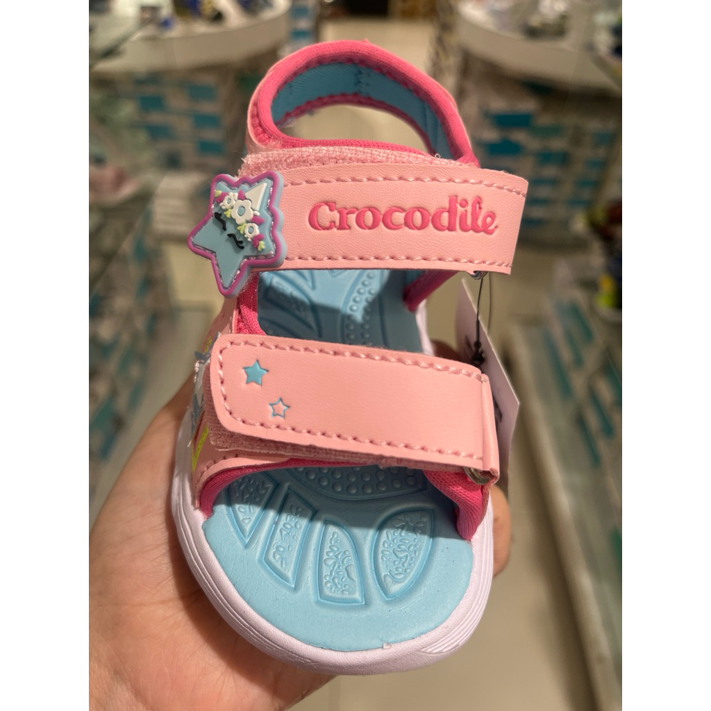 sepatu sandal anak crocodile led