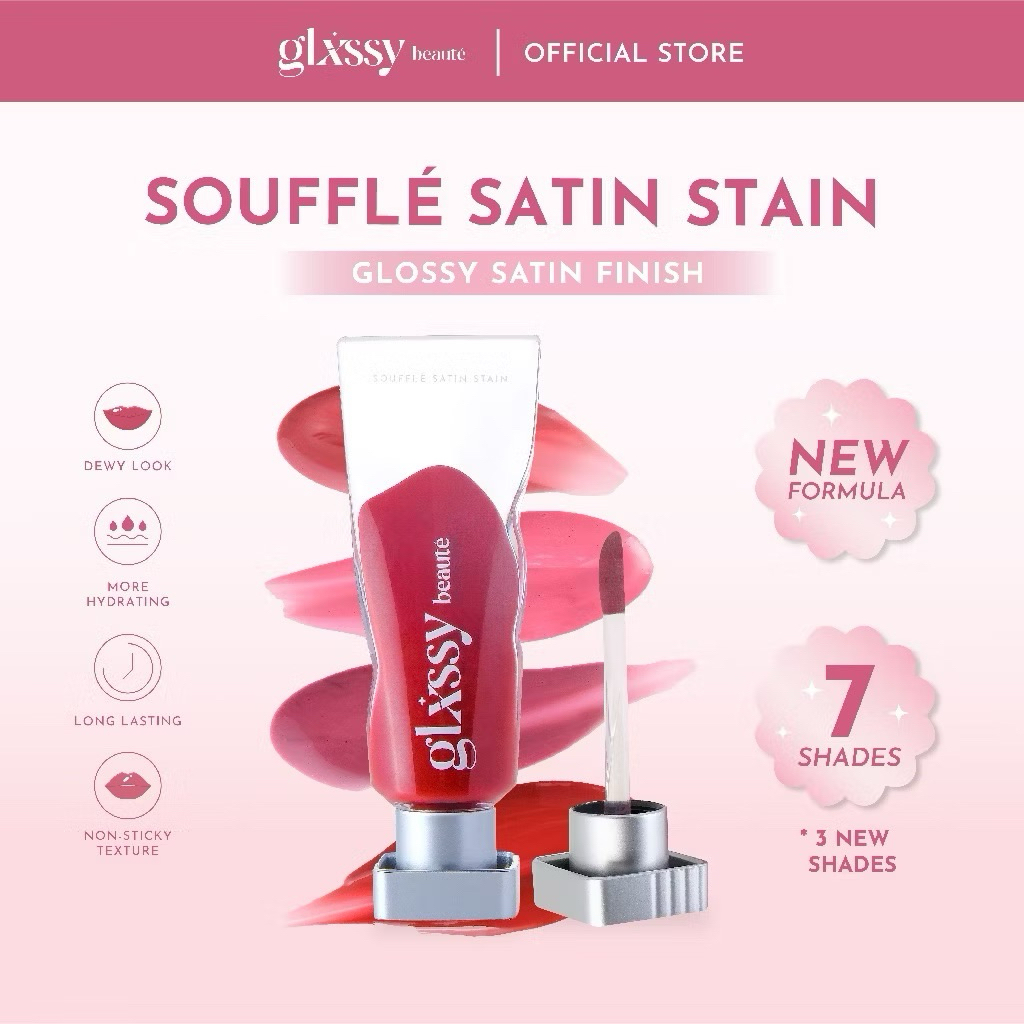 Glxssy Beaute Souffle Satin Stain - Lip Tint