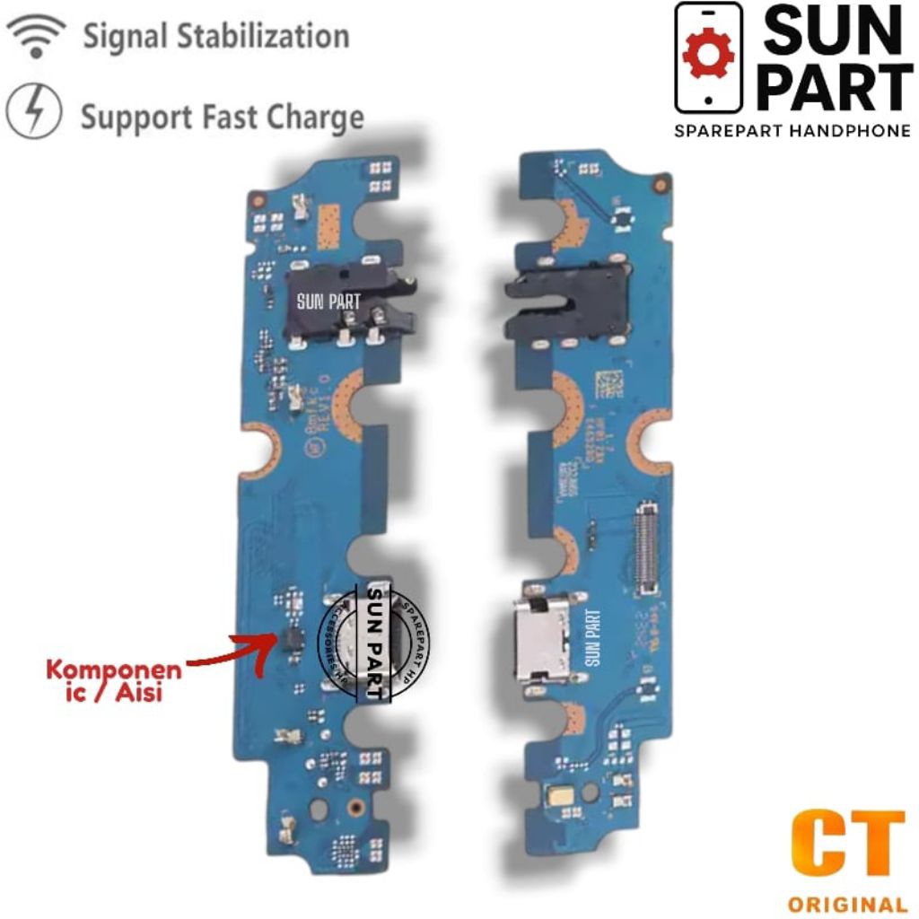 CT |  Flexible Charger + ic SAMSUNG TAB A9 8.7 2023 X110 / X115 ORIGINAL + MIC Full Komponen Aisi - 
