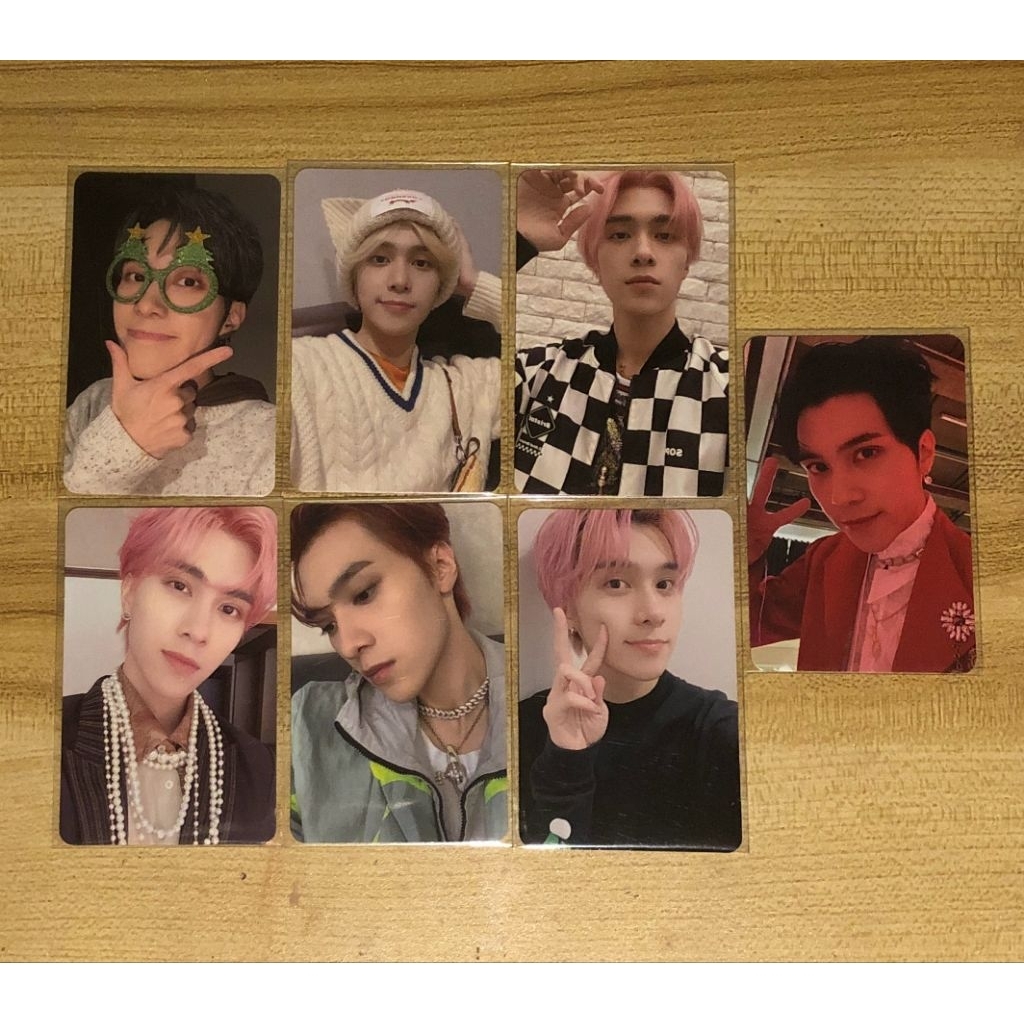 PHOTOCARD HENDERY RESONANCE DEPARTURE ARRIVAL KICKBAK PHANTOM PINK CHRISTMAS MEONG MERENUNG