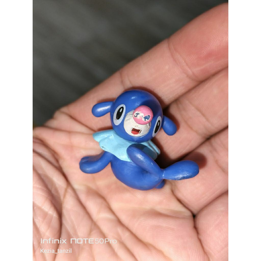JUALAN MAINAN ACTION FIGURE FIGUR MONSTER POKEMON FRIENDS FRIEND POPPLIO POPLIO BIRU BLUE RARE LANGK
