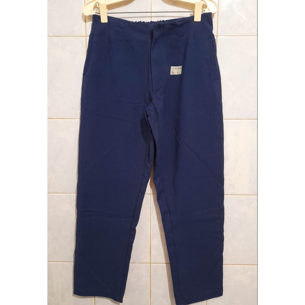 Celana panjang wanita navy