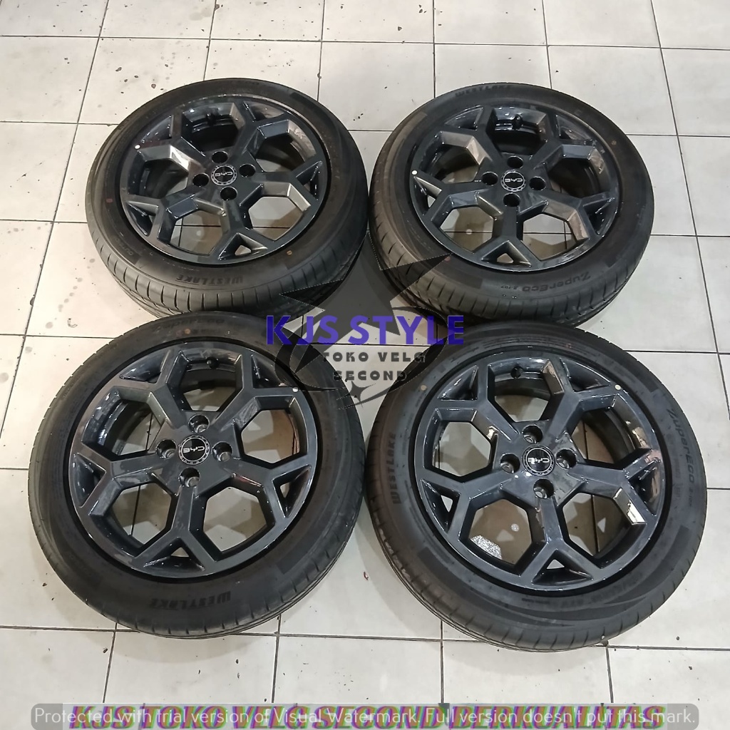 MENJUAL VELG RACING SECOND MODEL COPOTAN BYD ATTO RING 16 LEBAR 6 RATA PCD 4X100 PNP BRIO HONDA JAZZ
