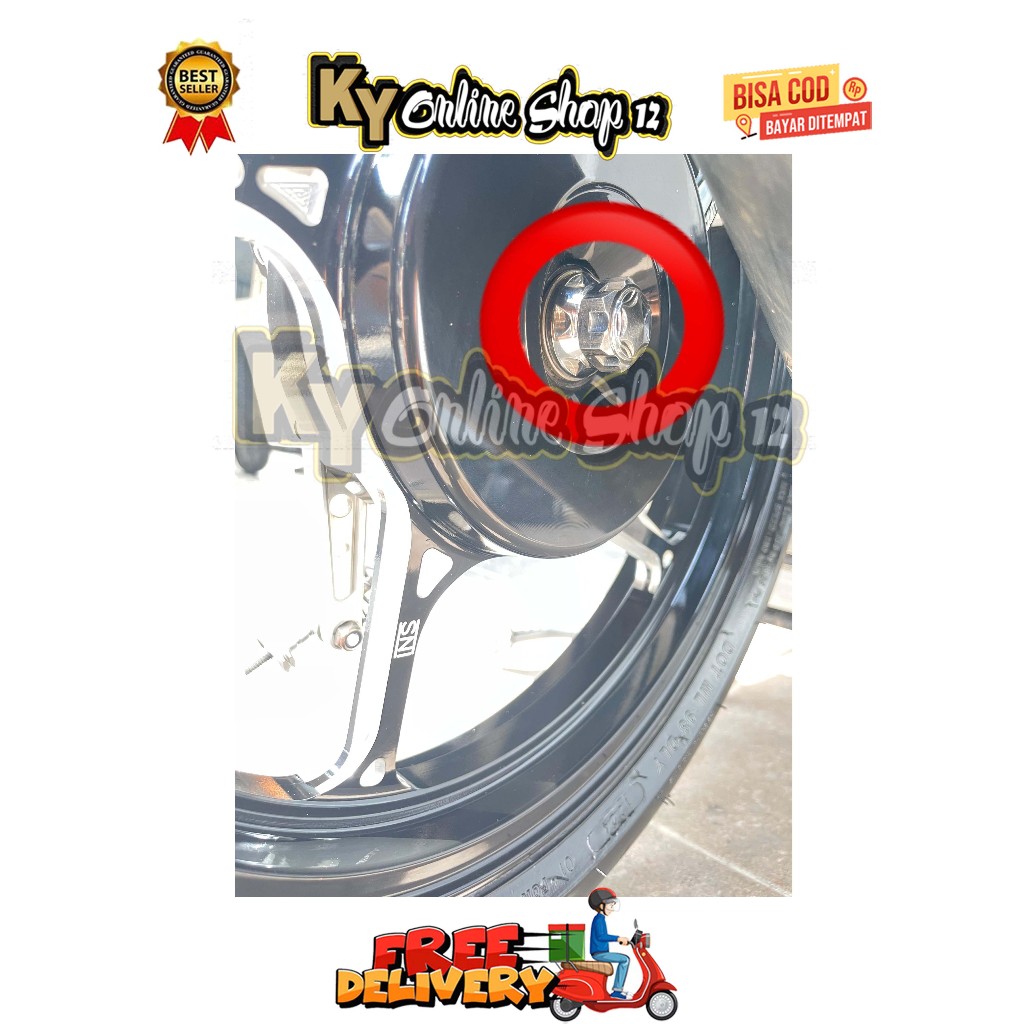 MUR RODA BELAKANG MODEL H-2 BEAT ESP NEW SCOOPY ESP NEW STREET TAHUN 2015 - 2021 CBS HONDA VELG PELG