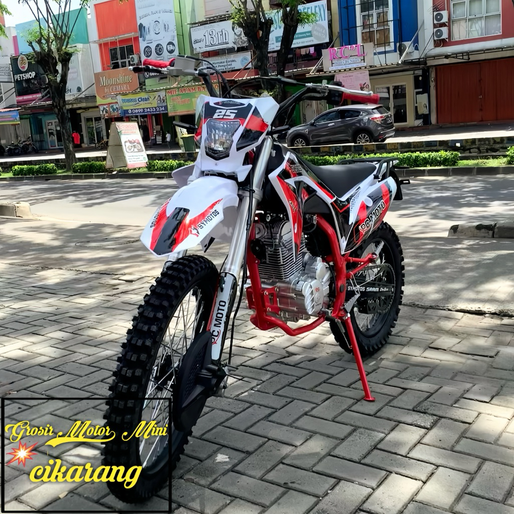 MOTOR TRAIL SYMOTOS 250CC DEWASA RING 21/18 MESIN 4TAK